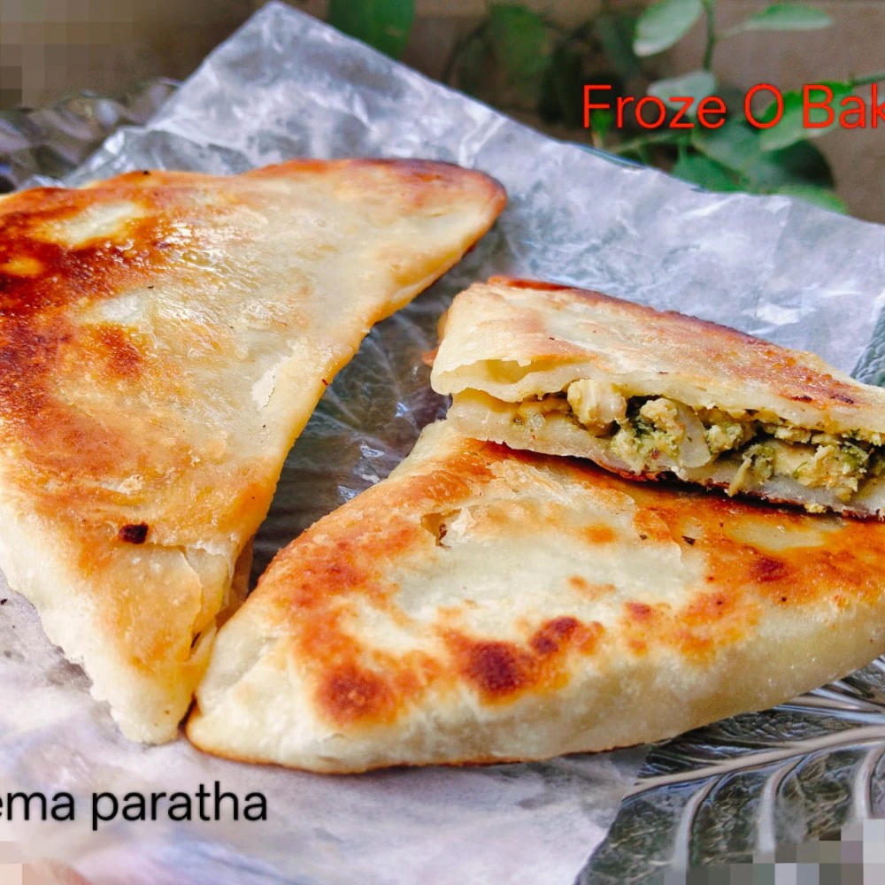 Chicken Qeema Paratha